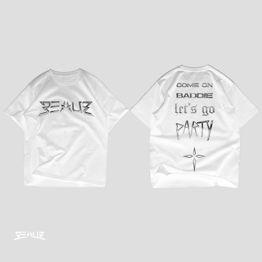 "Come On Baddie" Tee WHITE