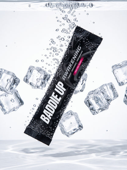 AWAKENING sachet in ice water — cold refreshment