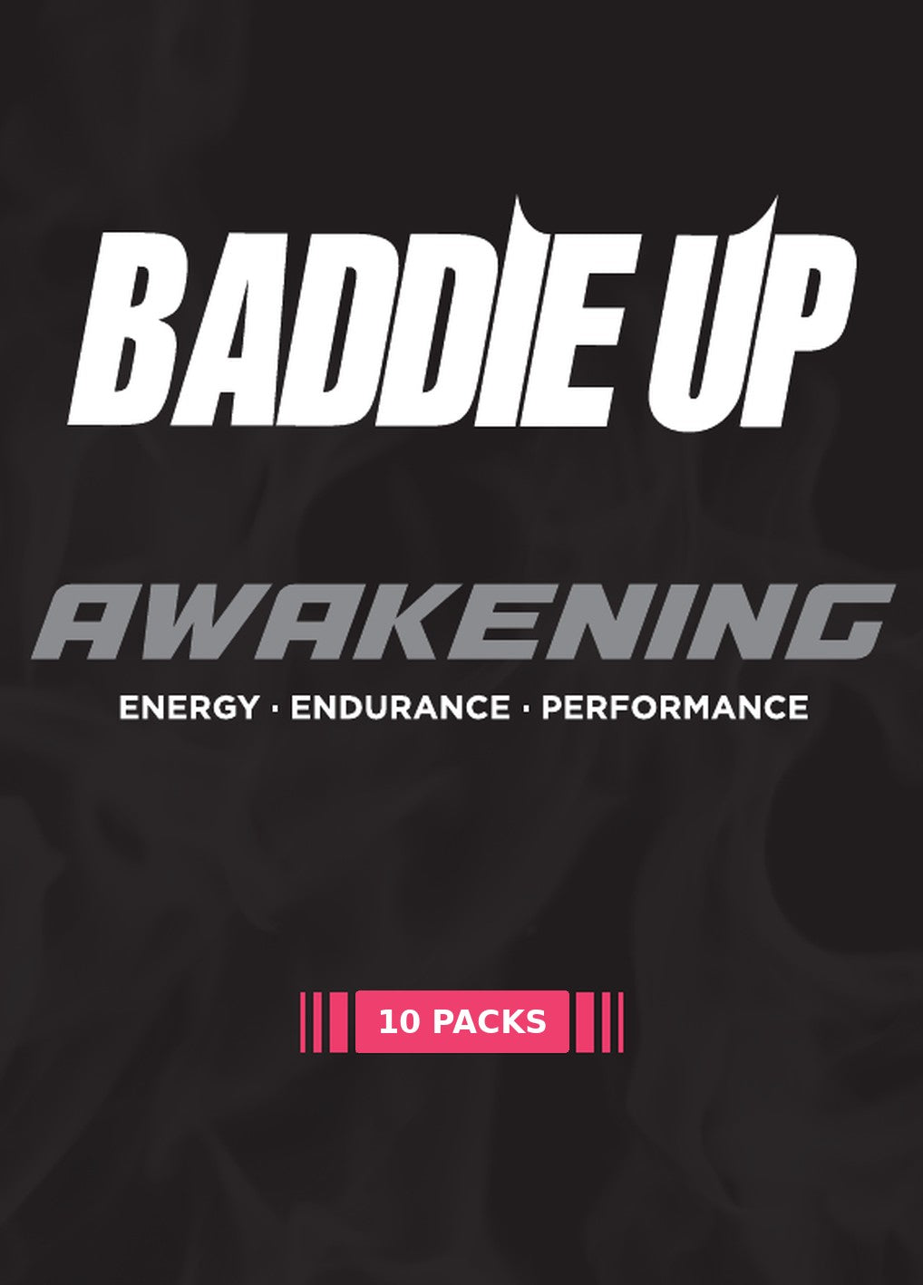 BADDIE UP AWAKENING pouch packaging — 10 single-serve packs