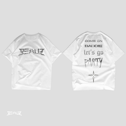 "Come On Baddie" Tee WHITE