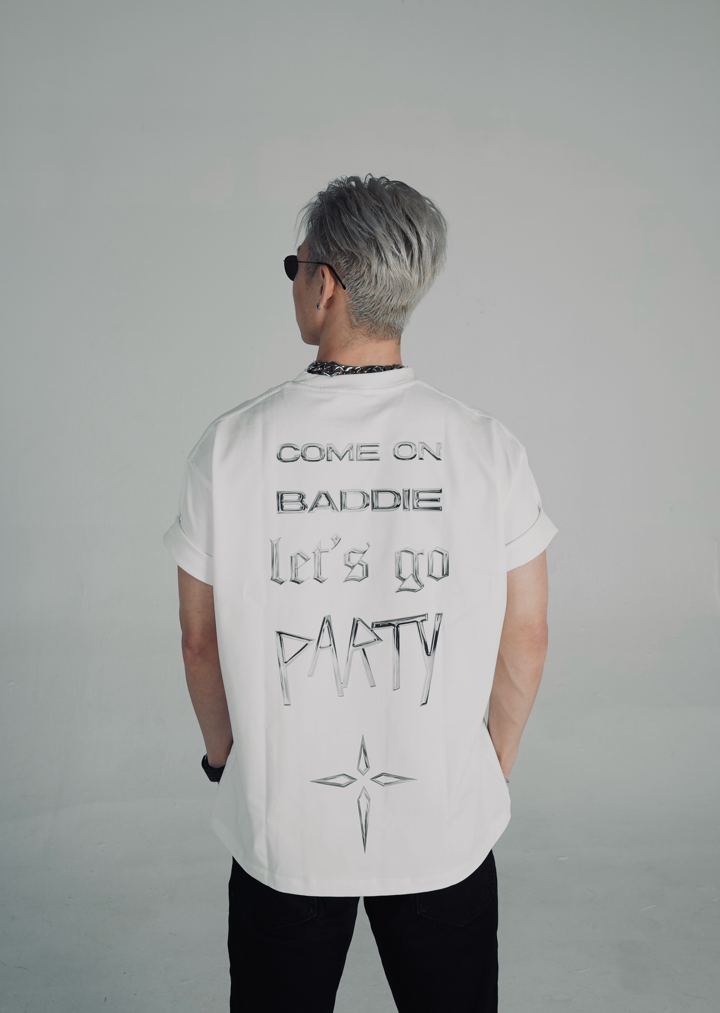 "Come On Baddie" Tee WHITE